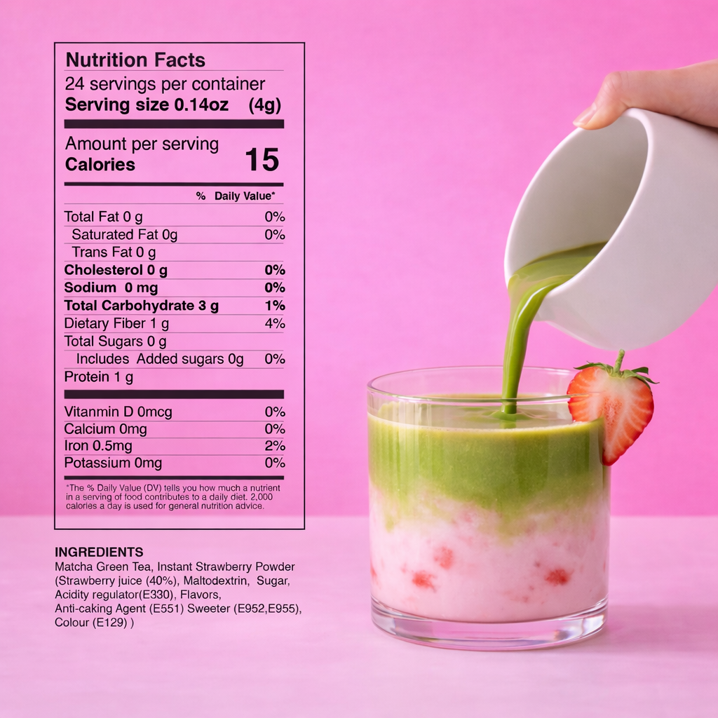 Strawberry Matcha Tea 24 Pods