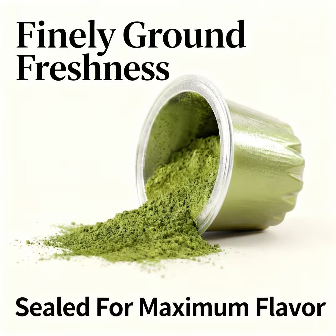 Organic Matcha Ceremonial Tea 20 Pods for Nespresso Original Machine