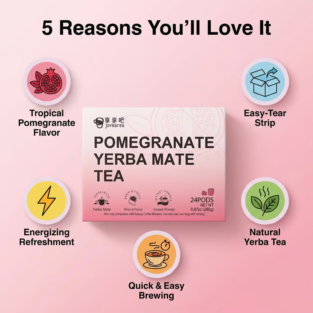 Pomegranate Yerba Tea 24 K-Cup Pods
