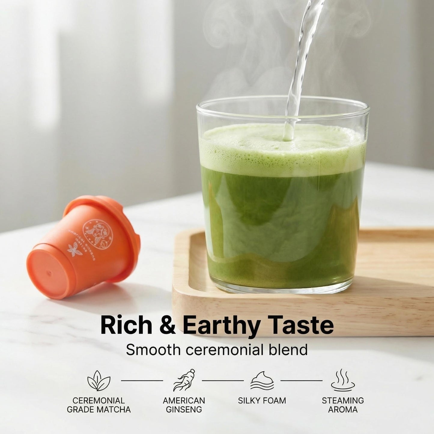 Ginseng Matcha Tea  24 Pods