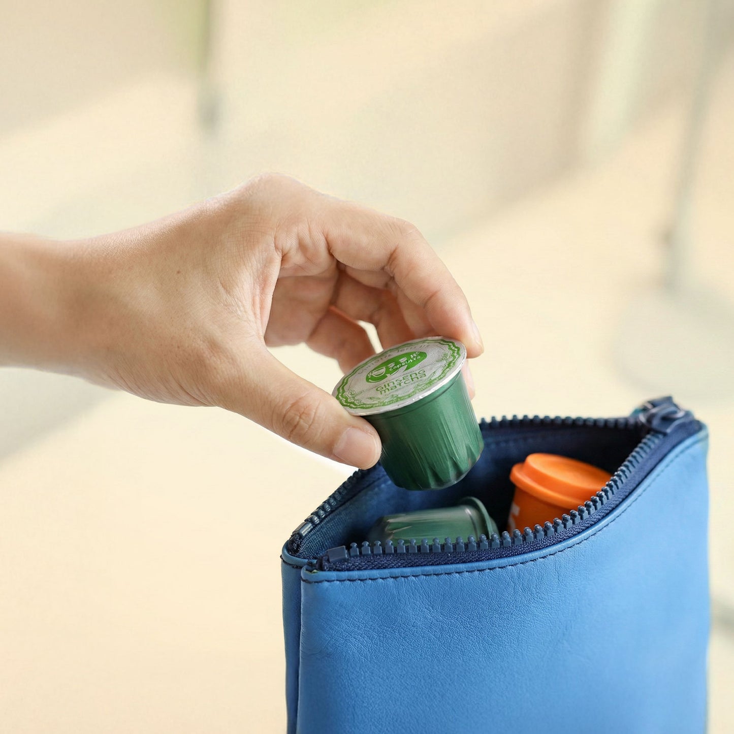 Ginseng Matcha Tea 20 Pods for Nespresso Original Machine