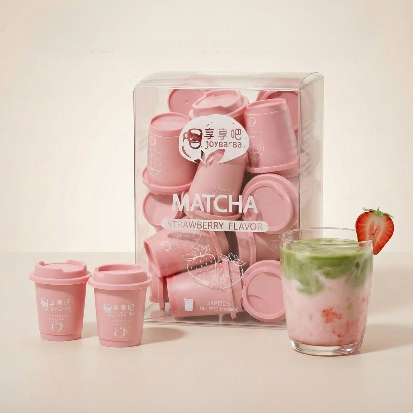 Strawberry Matcha Tea 24 Pods