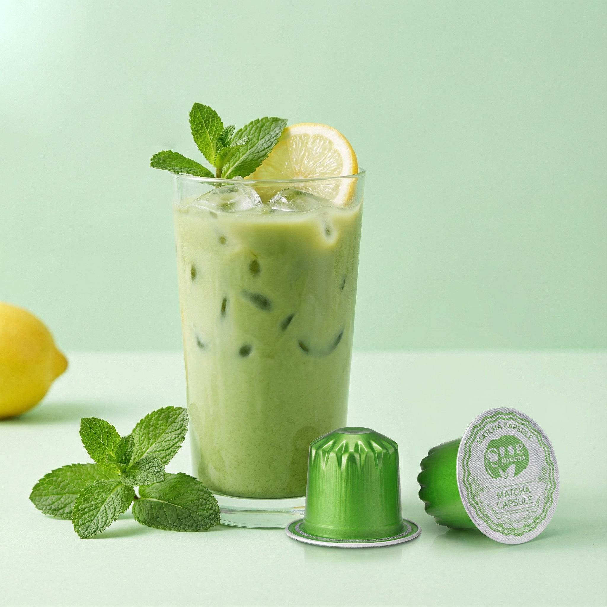 Matcha Latte Tea 20 Pods for Nespresso Original Machine