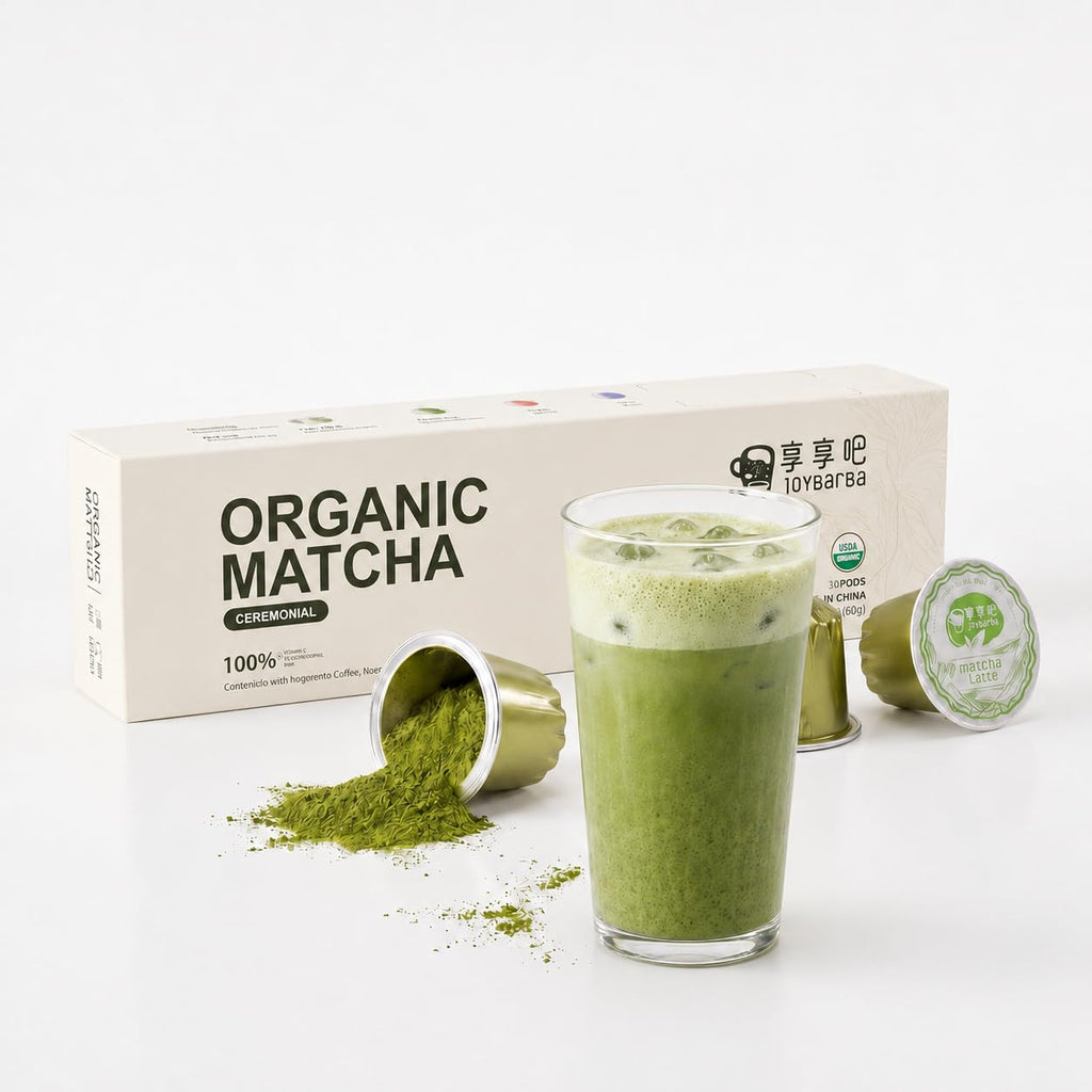 Organic Matcha Ceremonial Tea 20 Pods for Nespresso Machine