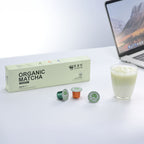 Organic Matcha Ceremonial Tea 20 Pods for Nespresso Machine