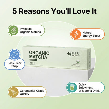 Organic Matcha Ceremonial Tea 20 Pods for Nespresso Original Machine