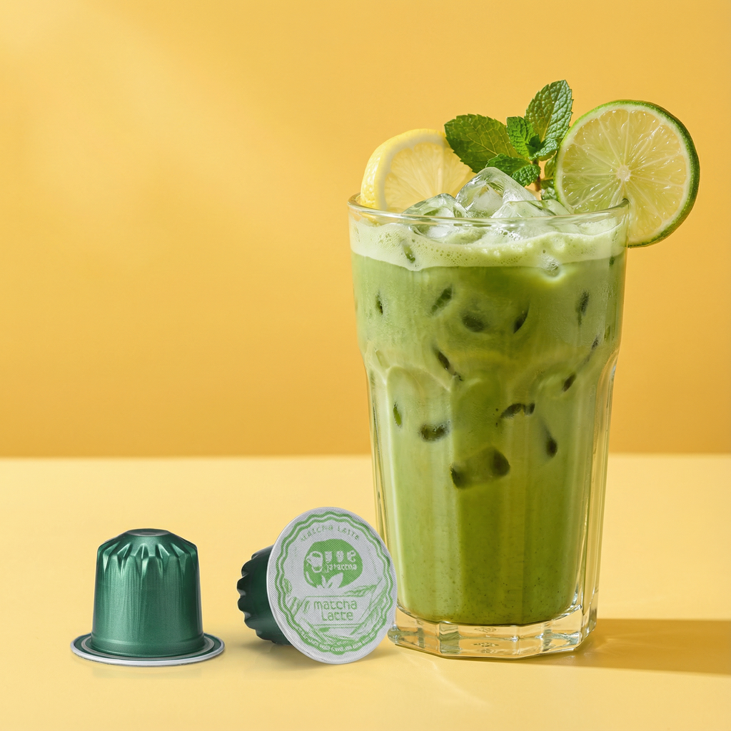 Organic Matcha Ceremonial Tea 20 Pods for Nespresso Machine
