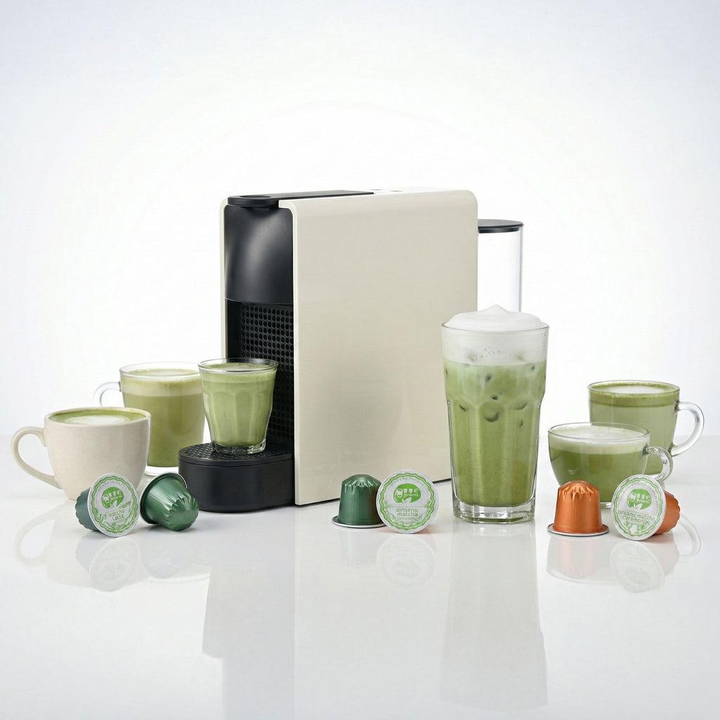 Organic Matcha Ceremonial Tea 20 Pods for Nespresso Machine