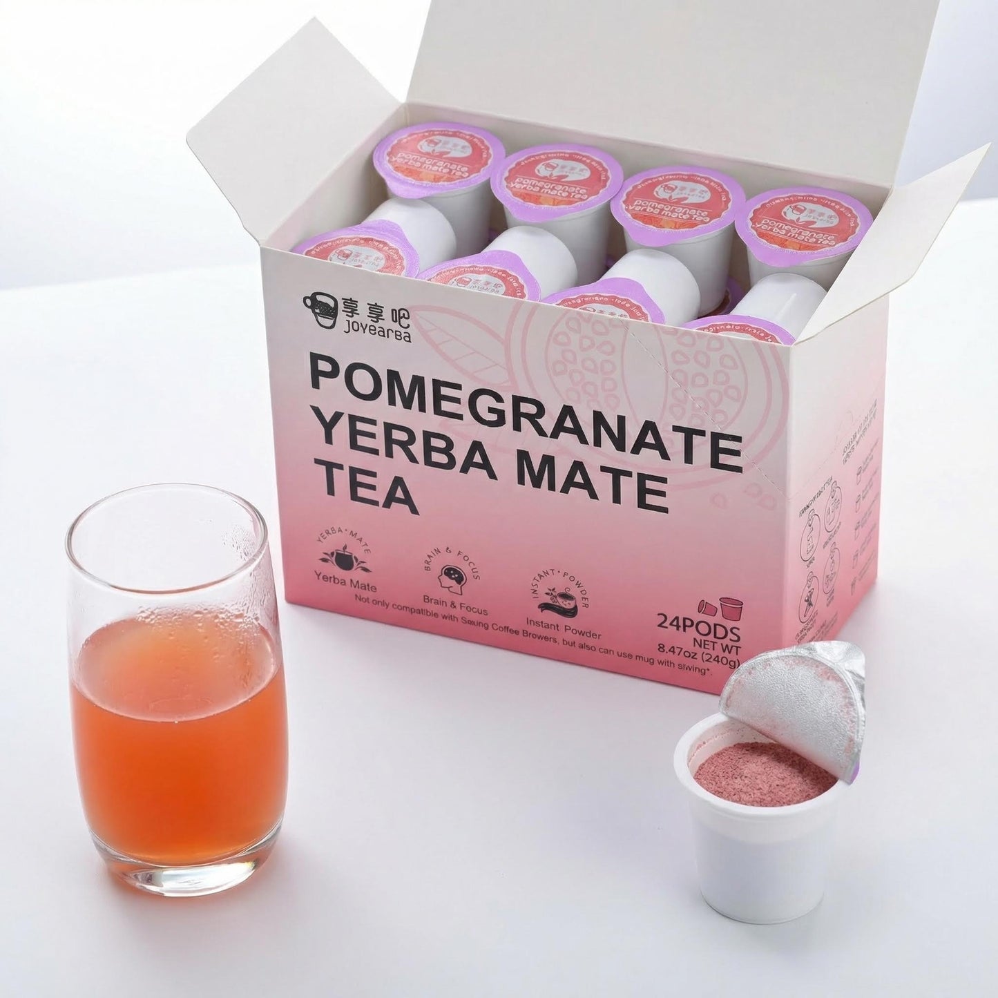 Pomegranate Yerba Tea 24 K-Cup Pods