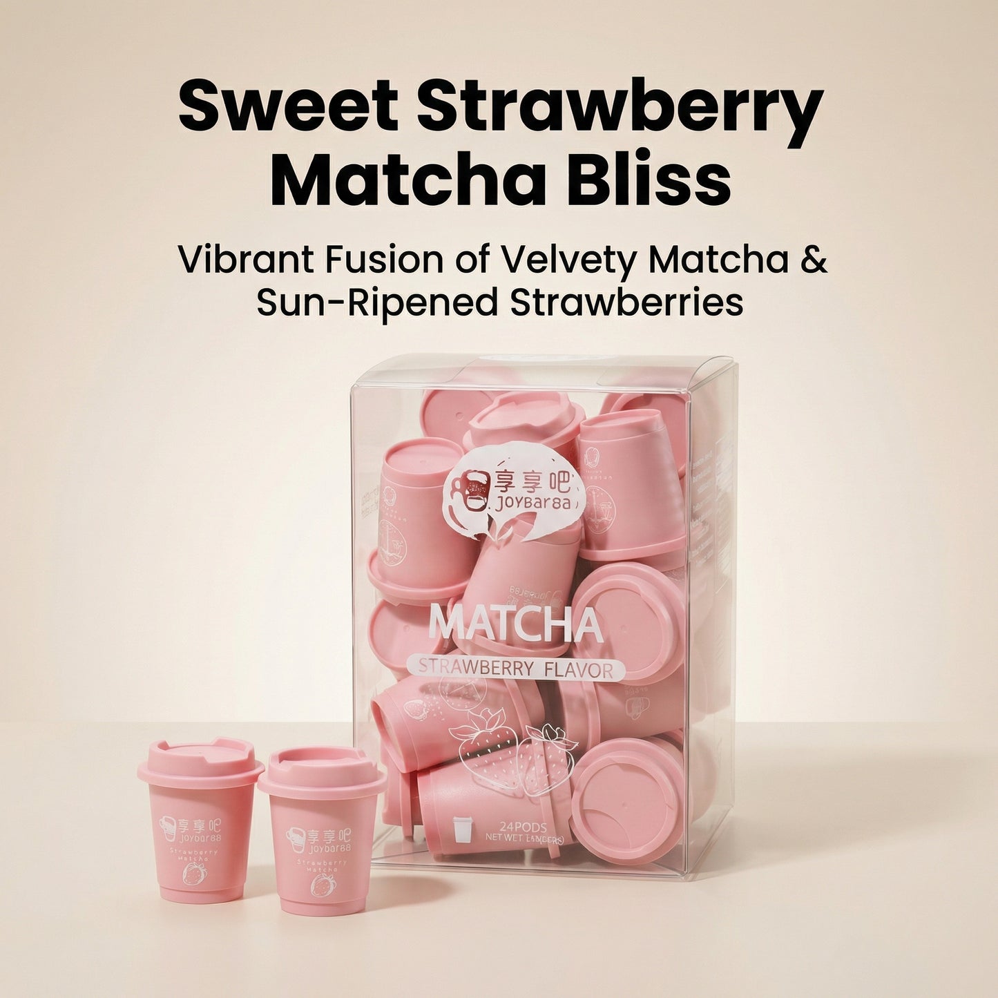 Strawberry Matcha Tea 24 Pods