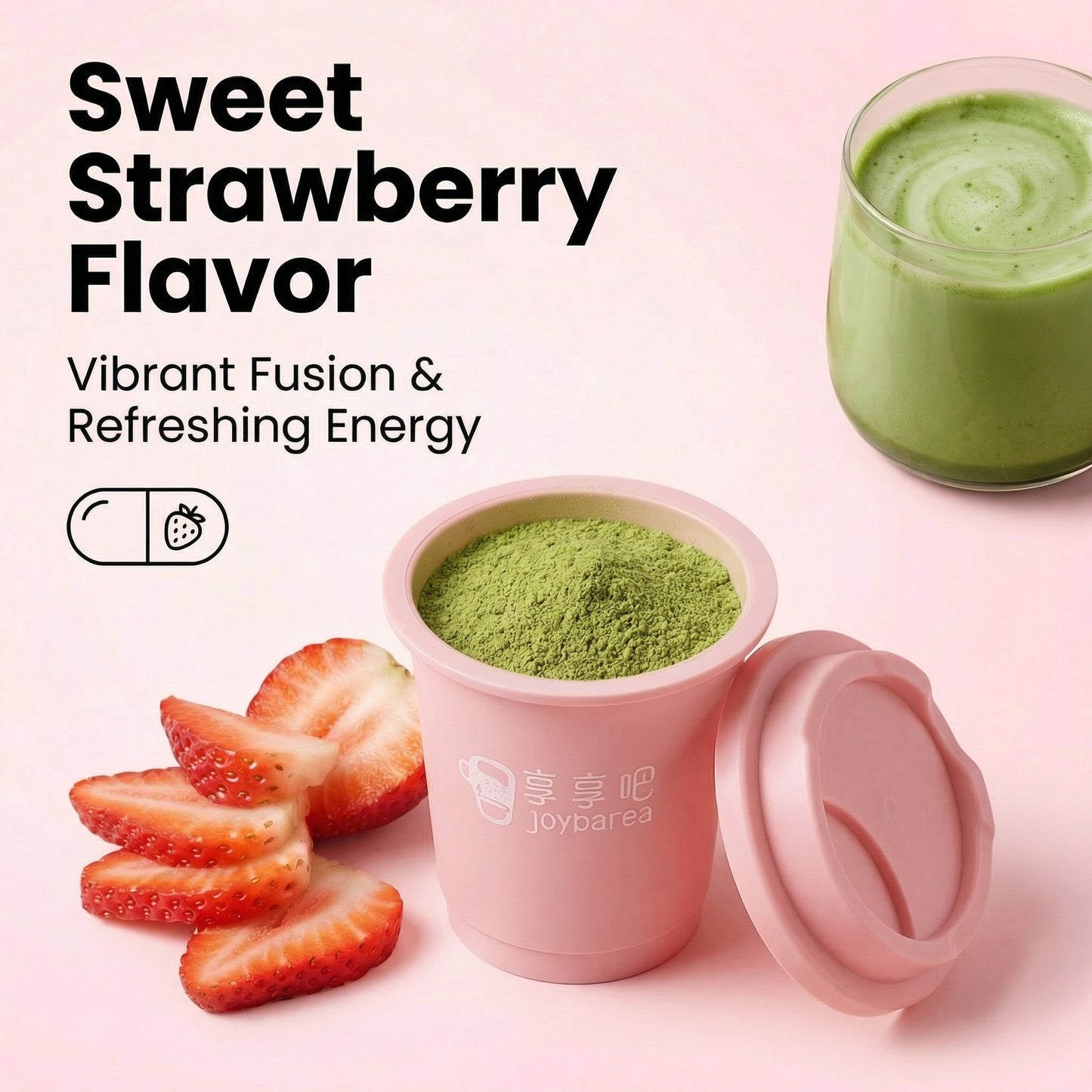 Strawberry Matcha Tea 24 Pods